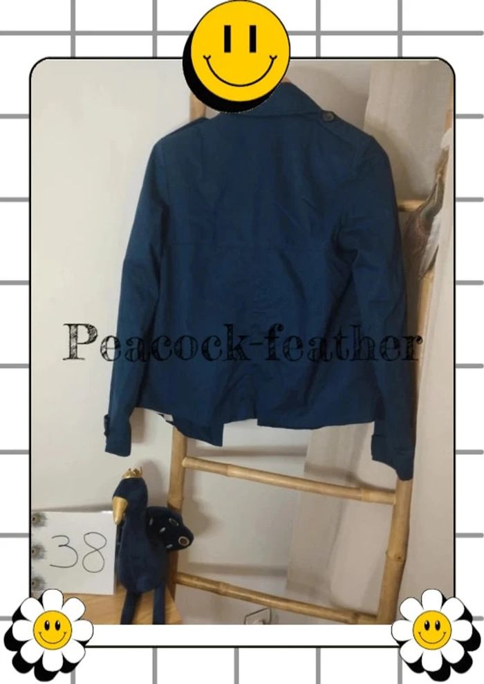 Veste caban bleue Pimkie 38 - photo numéro 12