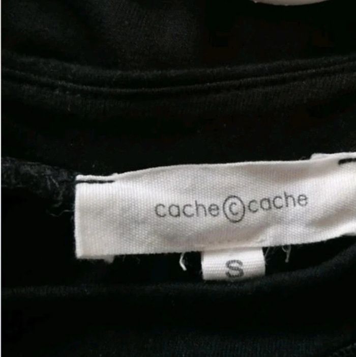 Tee-shirt manches dentelle Cache Cache S - photo numéro 5