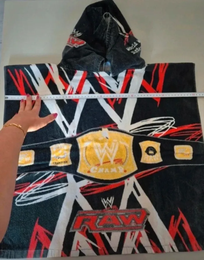 Poncho serviette RAW – Ceinture Champion – Enfant - photo numéro 6