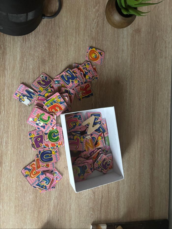 Lot magnet Gervais alphabet pour le frigo