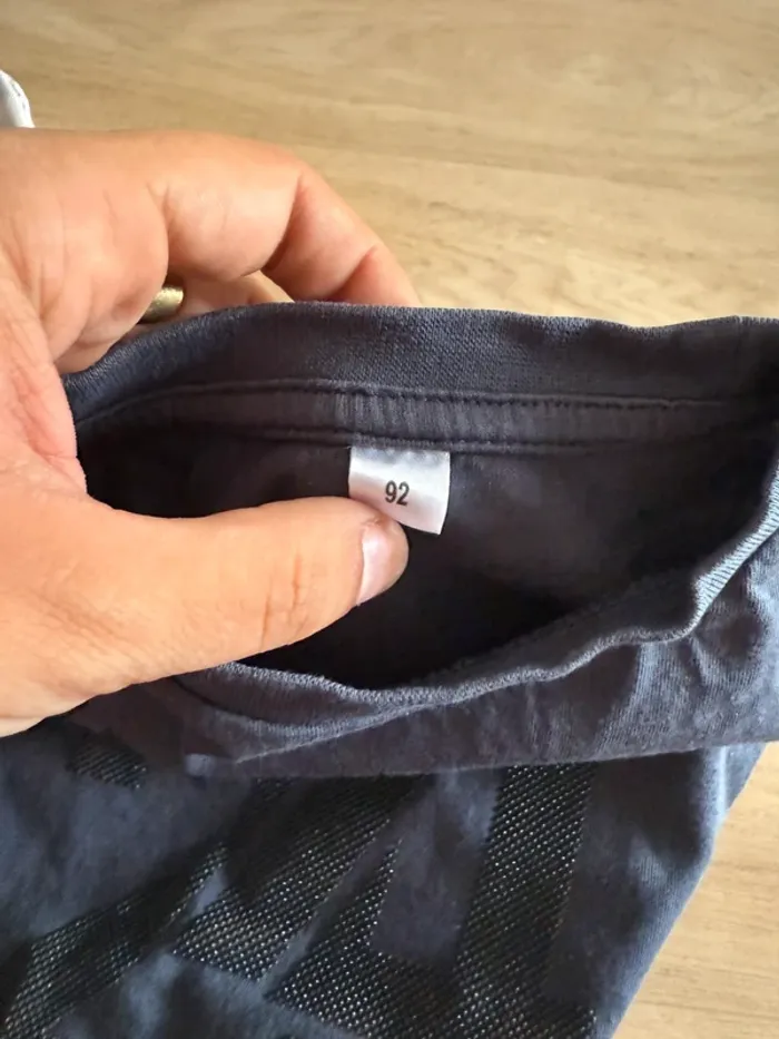 Ensemble T-shirt manches longues et pantalon en sergé - 18/24 mois - photo numéro 3