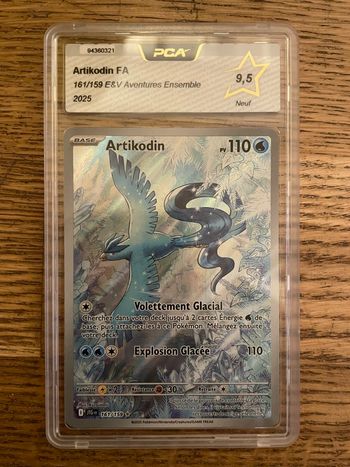 Artikodin ex fa aventures ensemble pca 9.5 fr carte Pokémon