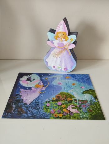 Puzzle la princesse et la licorne Djeco