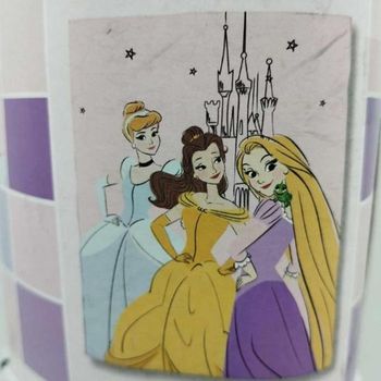 DISNEY PRINCESS - Plaid Polaire Cendrillon / Belle / Raiponce - 100% Polyester - 100x150cm