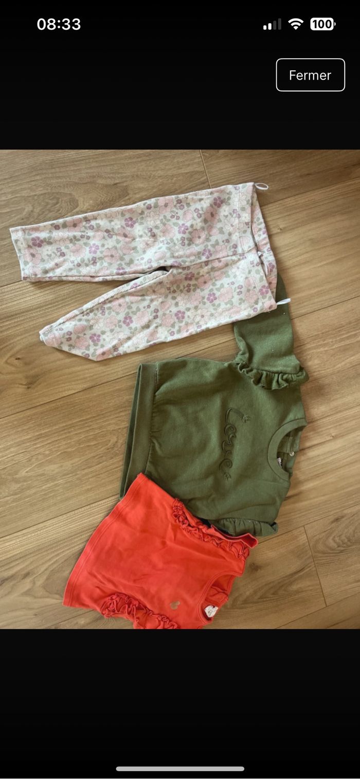 Lot vêtements bébé fille 9 mois - photo numéro 4