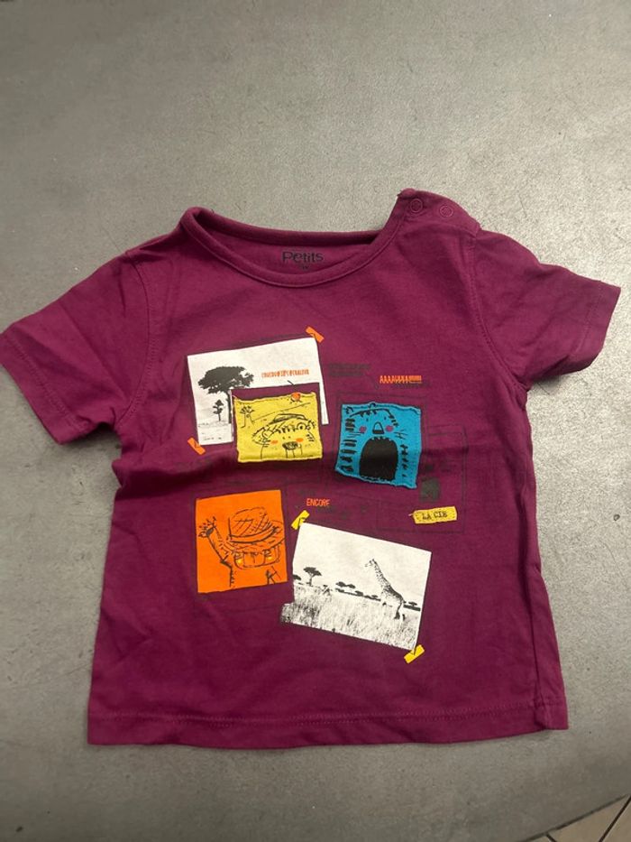 Tee shirt à pressions