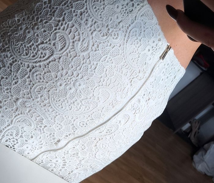 Jupe dentelle fleur morgan - photo numéro 2