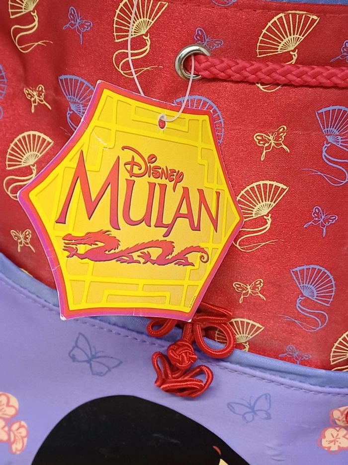 Sac baluchon Mulan Disney + trousse + Livret de correspondance enveloppe - photo numéro 7
