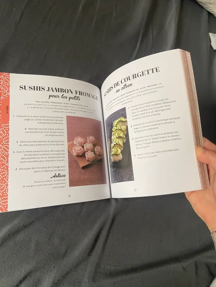 Livre de cuisine sushis makis yakitoris onigris - photo numéro 3