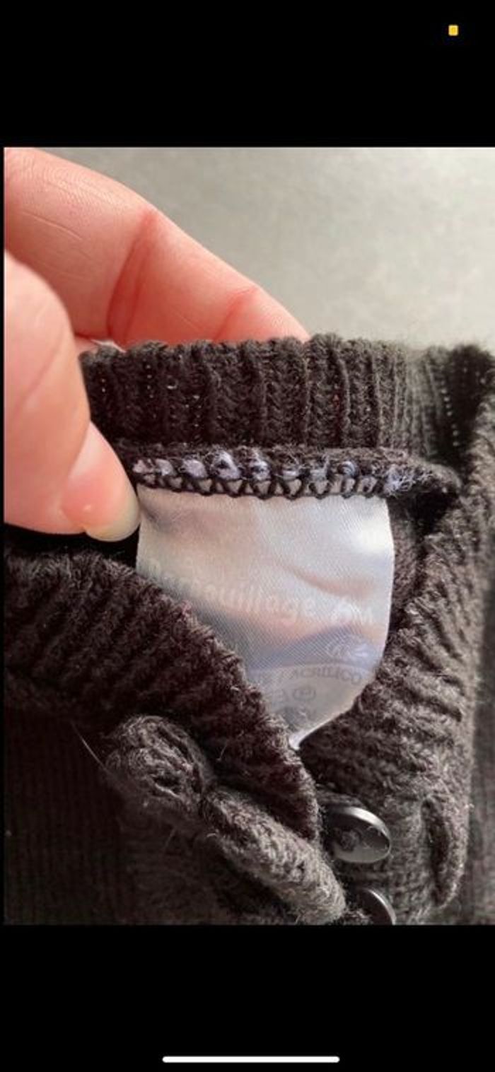 Boléro noire fille 6 mois - photo numéro 5