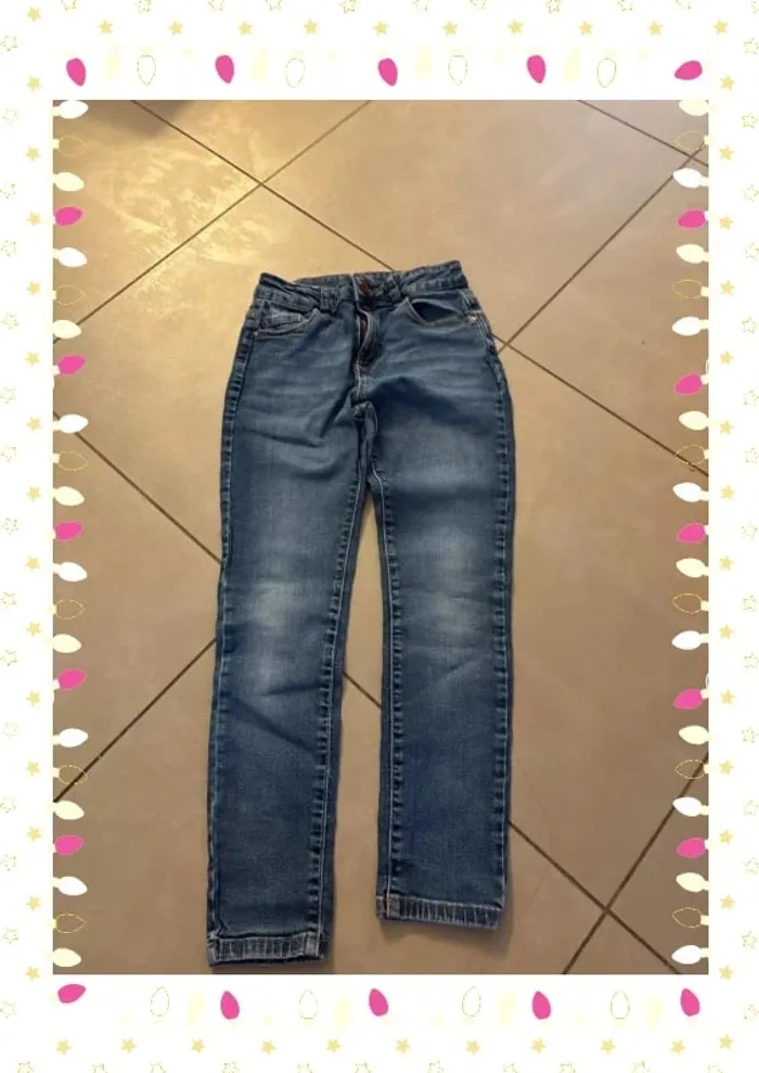 Jean skinny enfant fille taille 12 ans - photo numéro 2