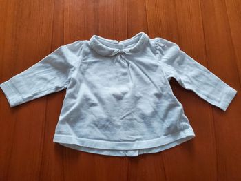 T-shirt manches longues et col 3mois