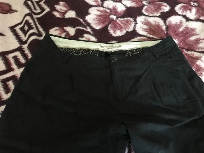 Pantalon noir Mango taille 40 - photo numéro 2