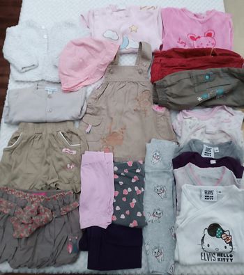 🔸Lot 20 Vêtements Bébé Fille 3 mois 🔸