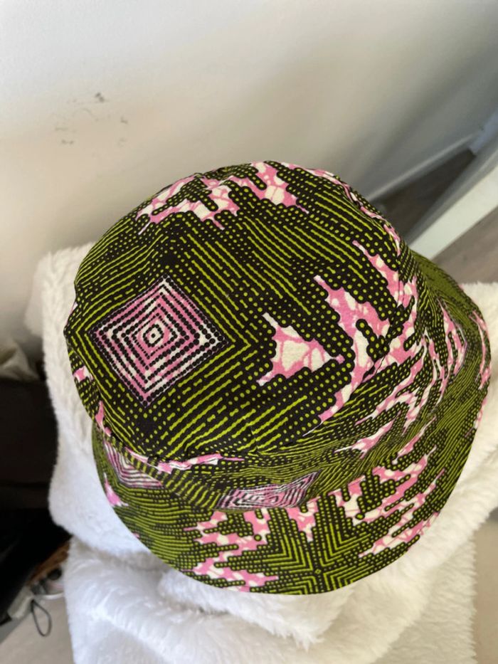 Bob réversible wax rose et vert - photo numéro 2