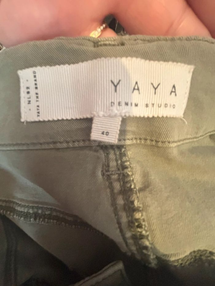 Mini jupe kaki - YAYA - T40 - photo numéro 5