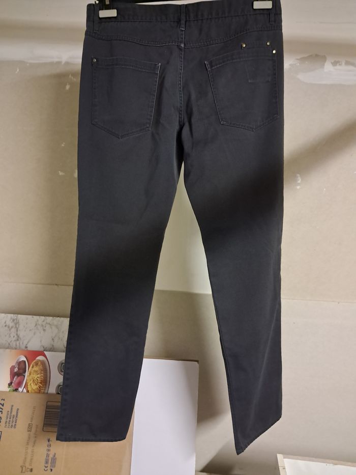 Pantalon gris, noir pour homme. - photo numéro 2