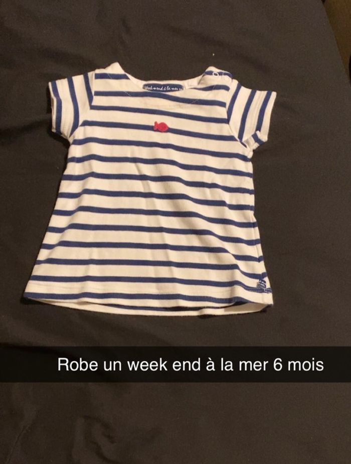 Robe week end à la mer 6 mois
