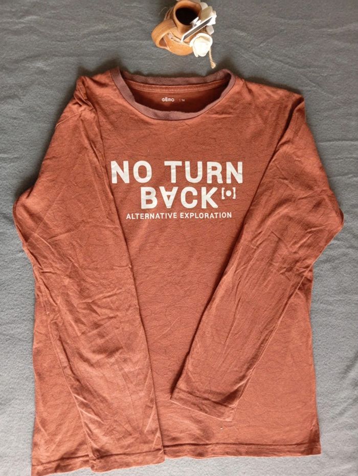 T shirt manches longues Gémo - photo numéro 2