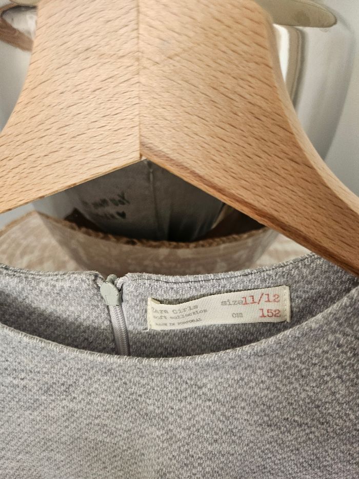 Robe grise Zara 12ans - photo numéro 3