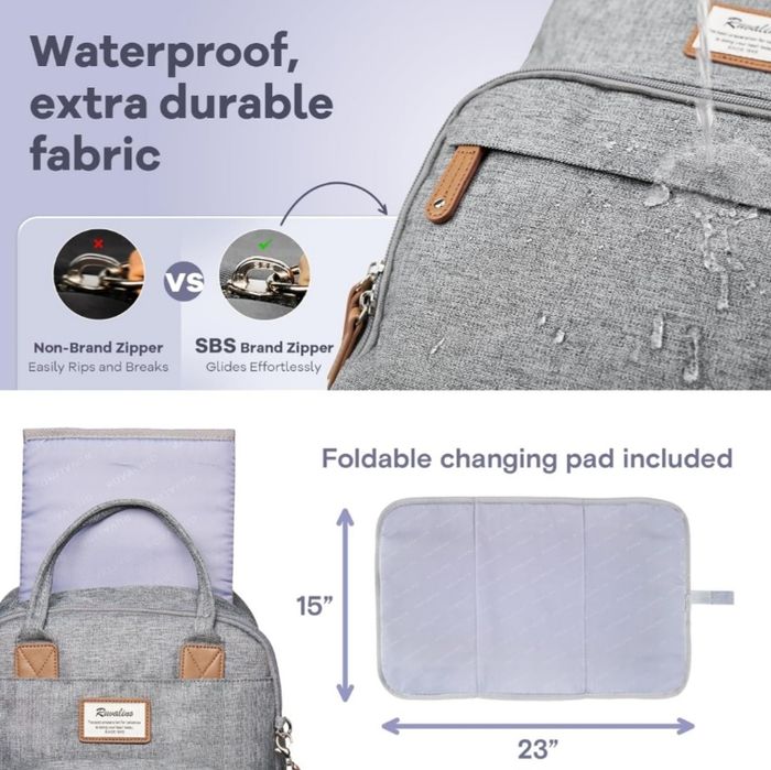 Sac à dos à langer Ruvalino - photo numéro 3