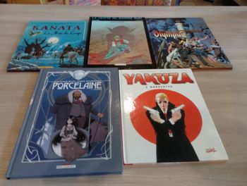   Lot de 5 BD, divers,(5, 99 les 5)(7)