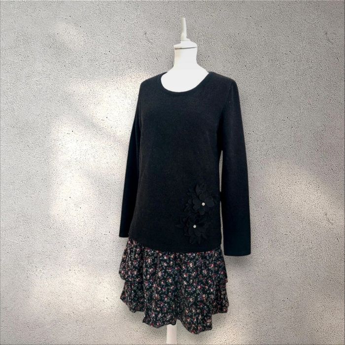 Robe manches longues jupon à fleurs Molly Bracken 38-40 - photo numéro 2