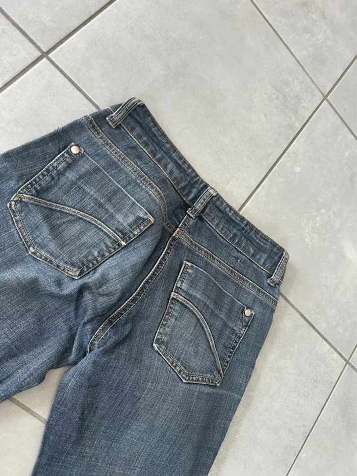 Jean droit bleu foncé - photo numéro 4