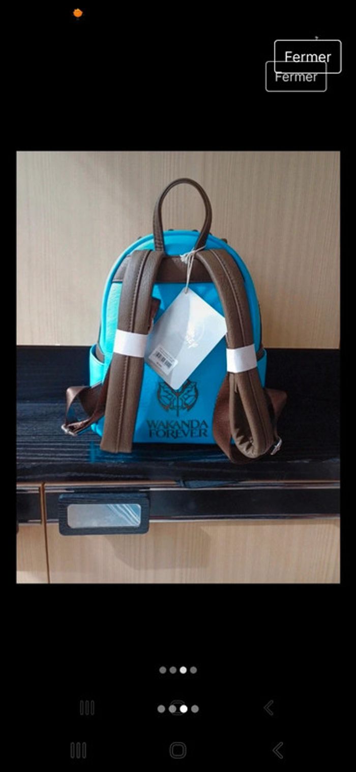 Sac à dos loungefly wakanda forever Disney marvel - photo numéro 3