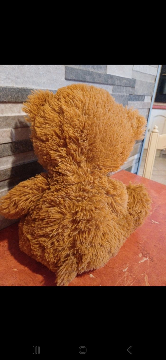 Peluche ours marron - photo numéro 3