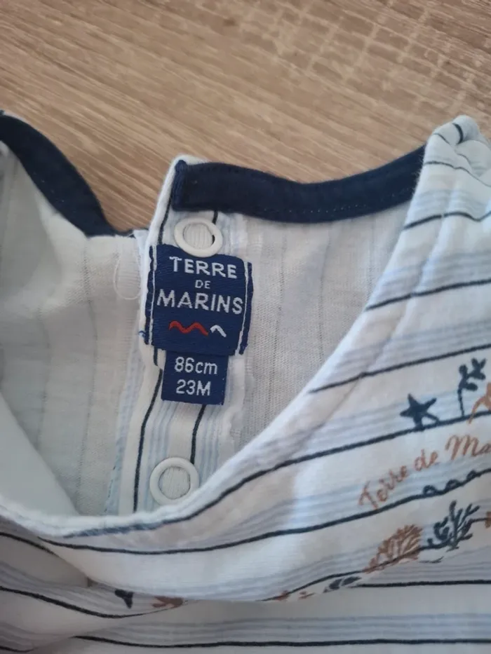 Ensemble robe / bloomer Terre de Marins 23 mois - photo numéro 3