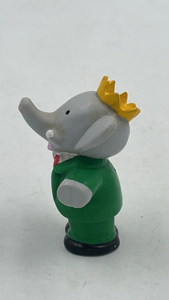 Figurine Babar en PVC L.De Brunhoff 1986 7 cm - photo numéro 2