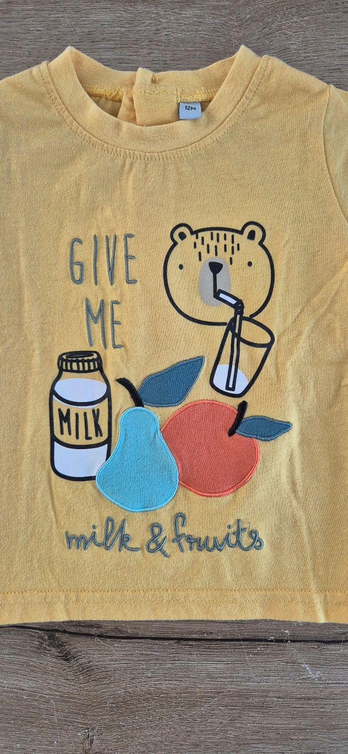 Lot t-shirts MC 12 mois - photo numéro 6