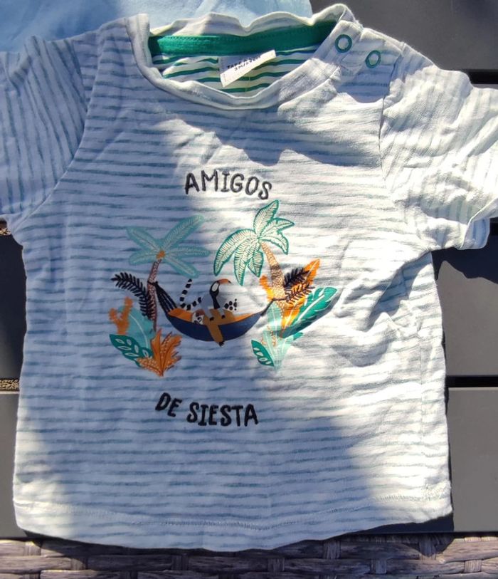 Lot tee shirt bébé garçon - photo numéro 2