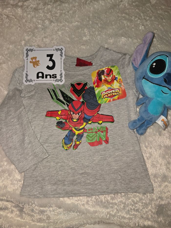 T-shirt Power Players 3ans