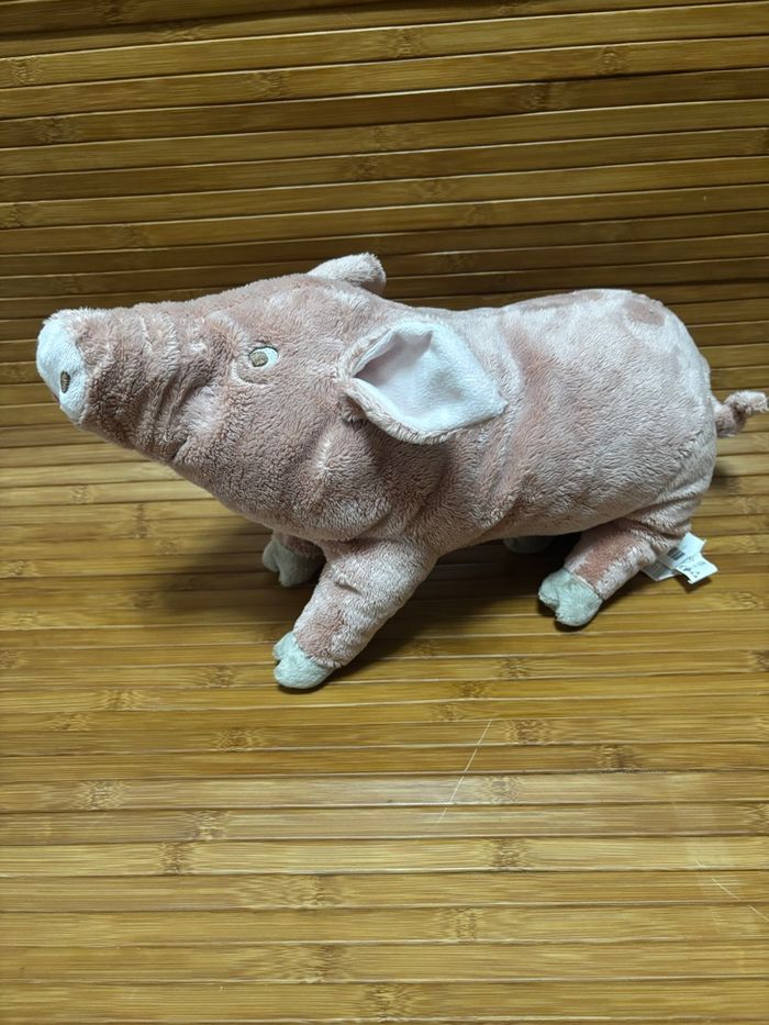 Neuf doudou cochon rose IKEA - photo numéro 3