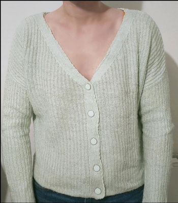 Gilet en maille col v 