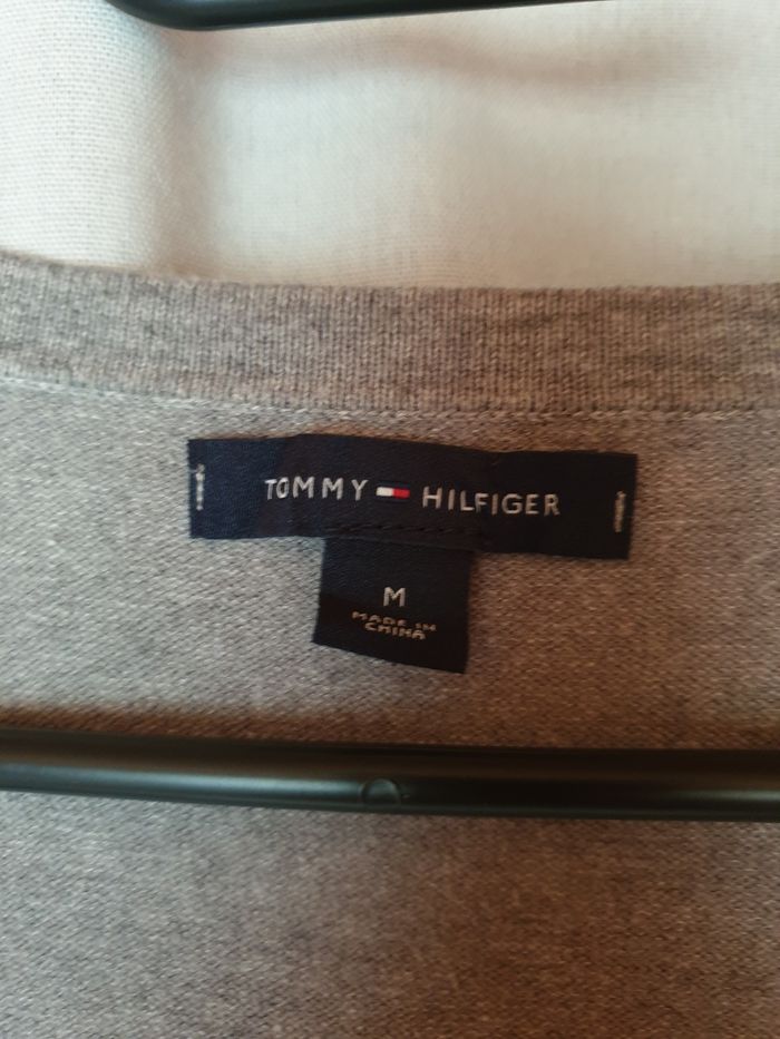 Pull femme  gris clair M Tommy Hilfiger - photo numéro 3