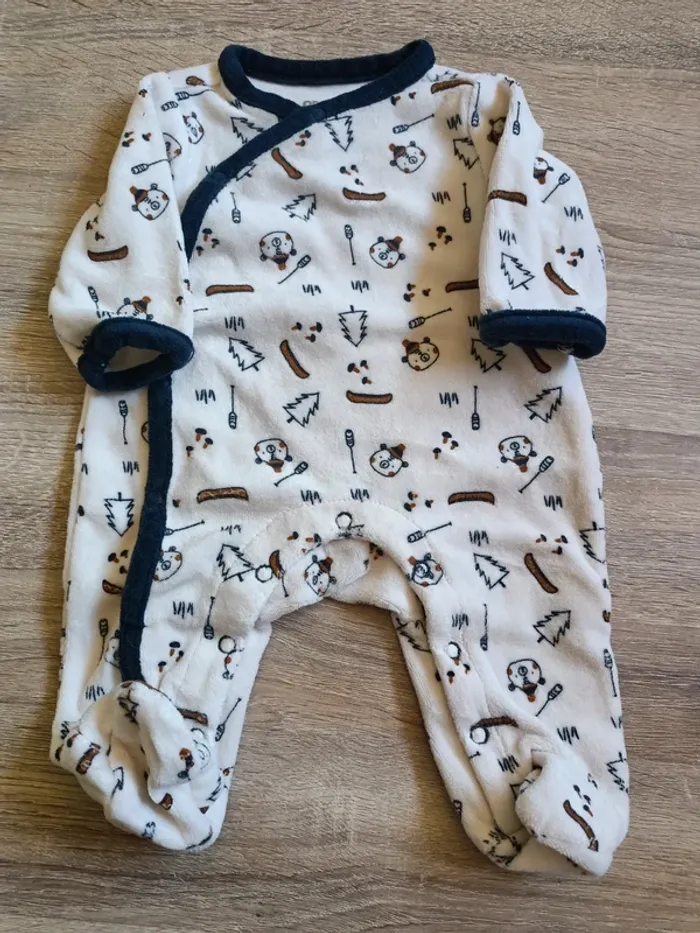 Lot de 2 pyjamas - 1 mois - Orchestra - photo numéro 3