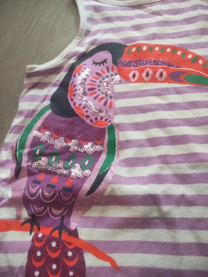 Lot vêtements été ensemble toucan en très bon état taille 4 ans - photo numéro 5