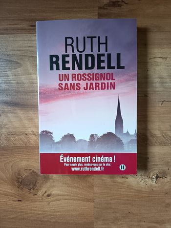 Roman policier thriller, Un rossignol sans jardin, Ruth Rendell, NEUF