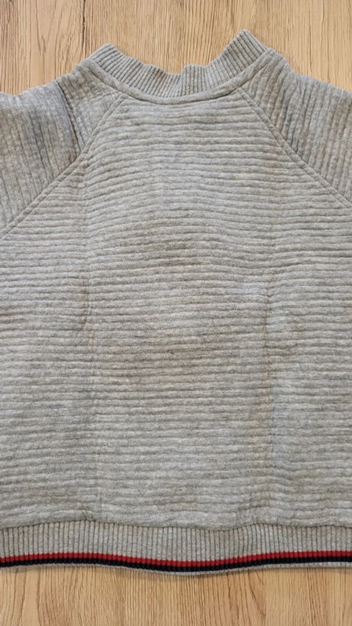 Gilet gris chiné - photo numéro 5