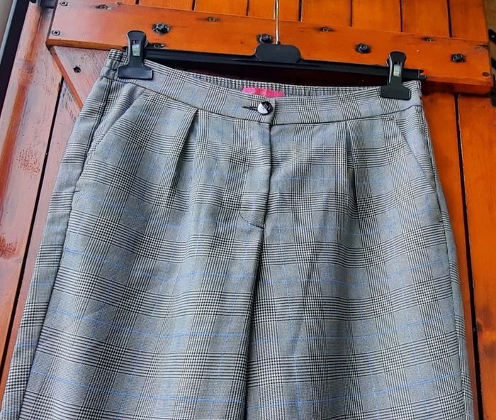 Pantalon femme, pied de poule, Leab Women, taille 44 - photo numéro 2