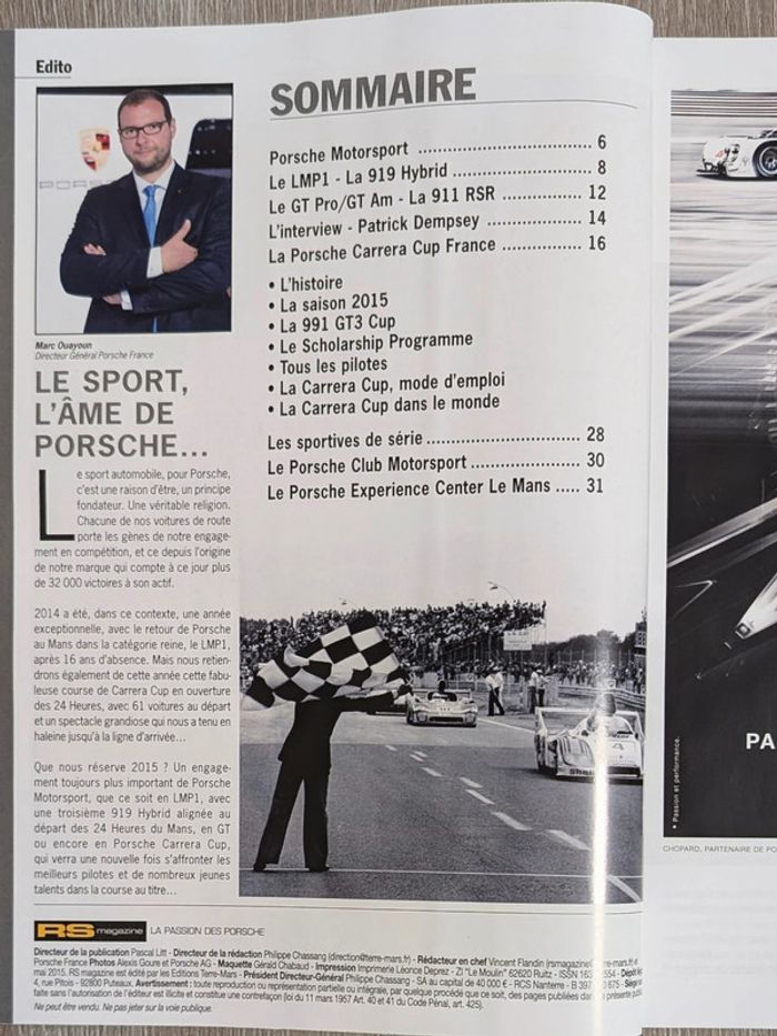 Guide Porsche Motorsport Saison 2015 - photo numéro 2