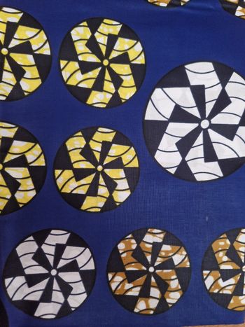 Tissu Wax épais enduit 220cm x 115cm