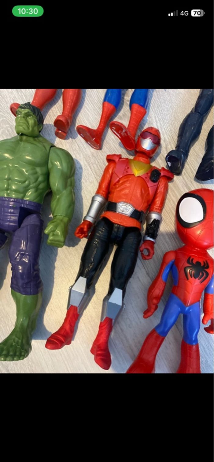 Lot de grandes figurines / bonhommes avengers - photo numéro 7