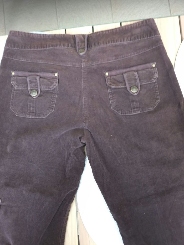 Pantalon velours 3/4 - photo numéro 3