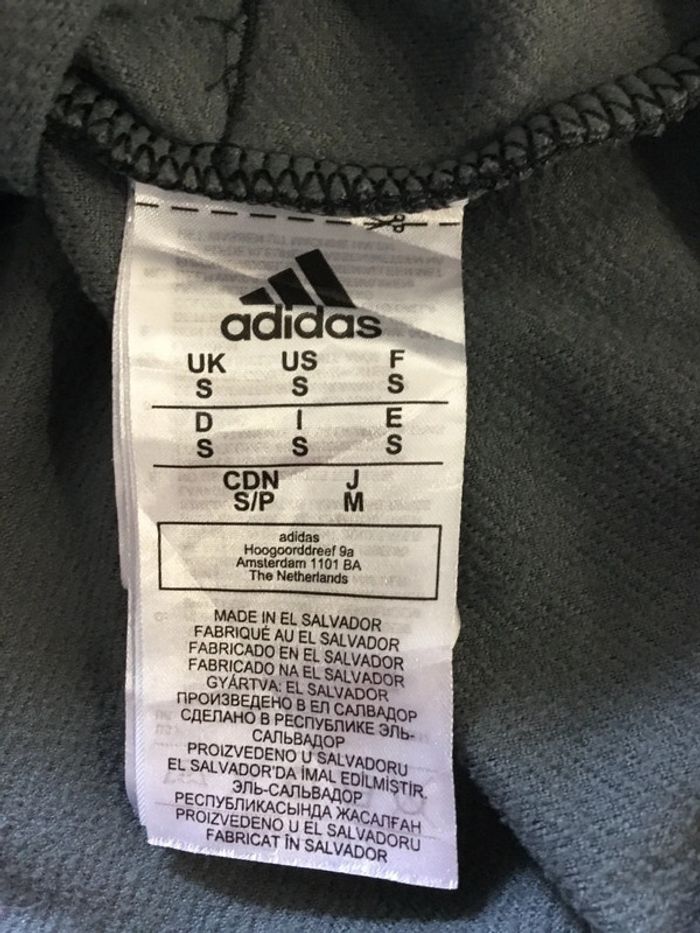 Sweat à capuche pour homme Adidas noir et gris foncé taille S 144 - photo numéro 13