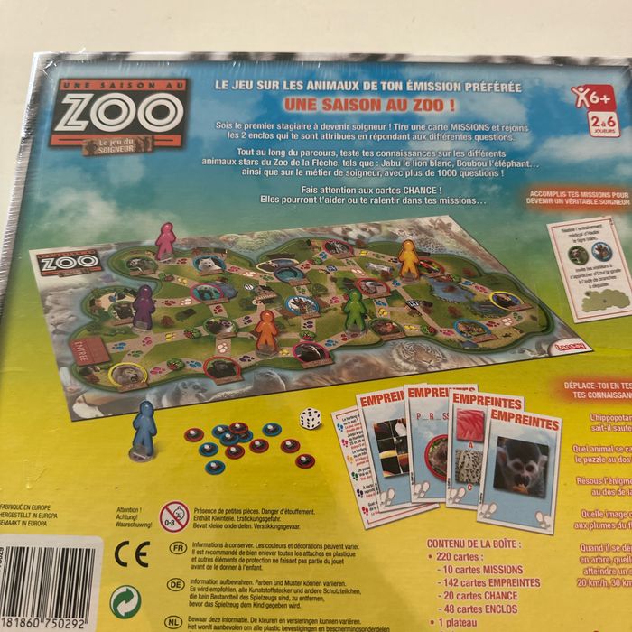 Jeux de société, une saison au zoo, le jeu du soigneur - photo numéro 4