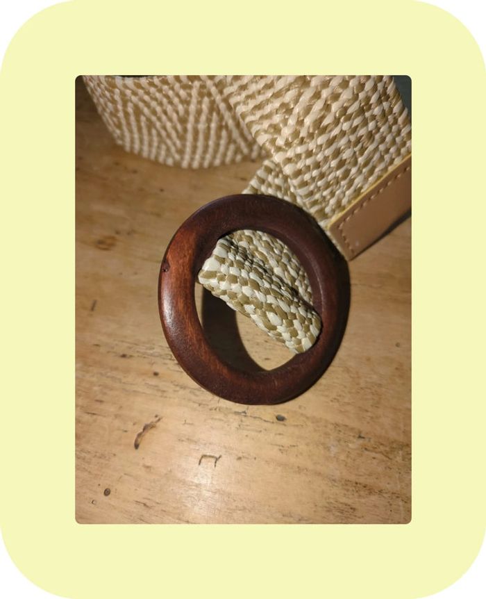 Ceinture raphia - photo numéro 2